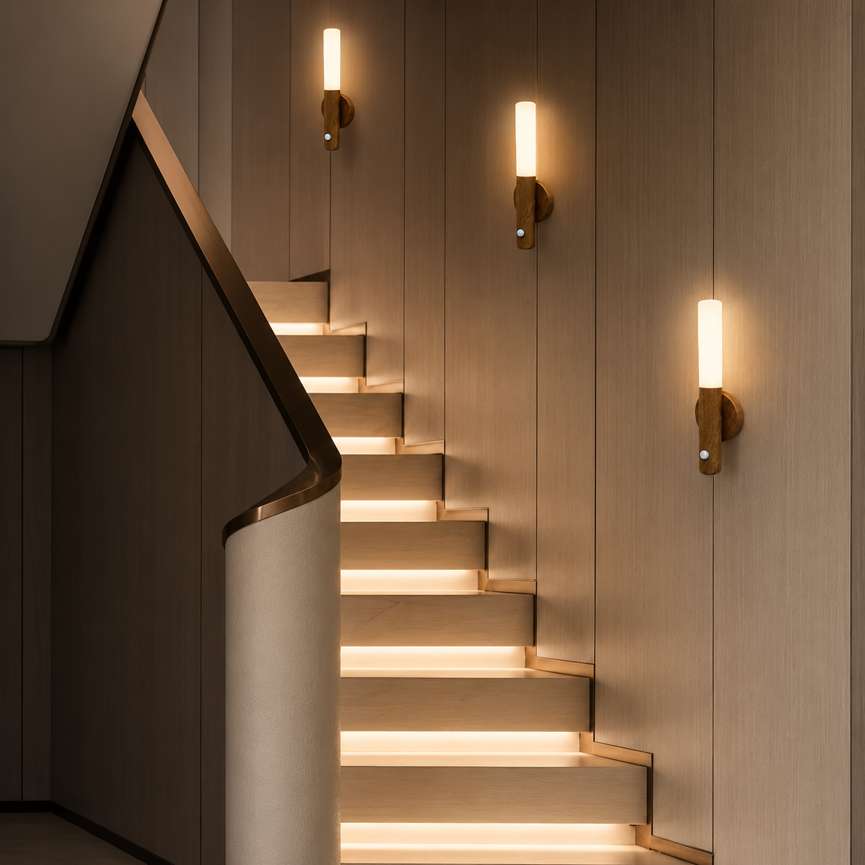Lámpara de Pared LED Inalámbrica con Sensor de Movimiento